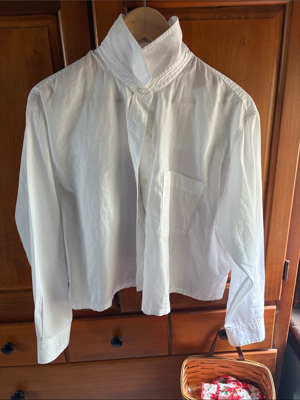 Everlane White Women's Button-Down Cotton Shirt